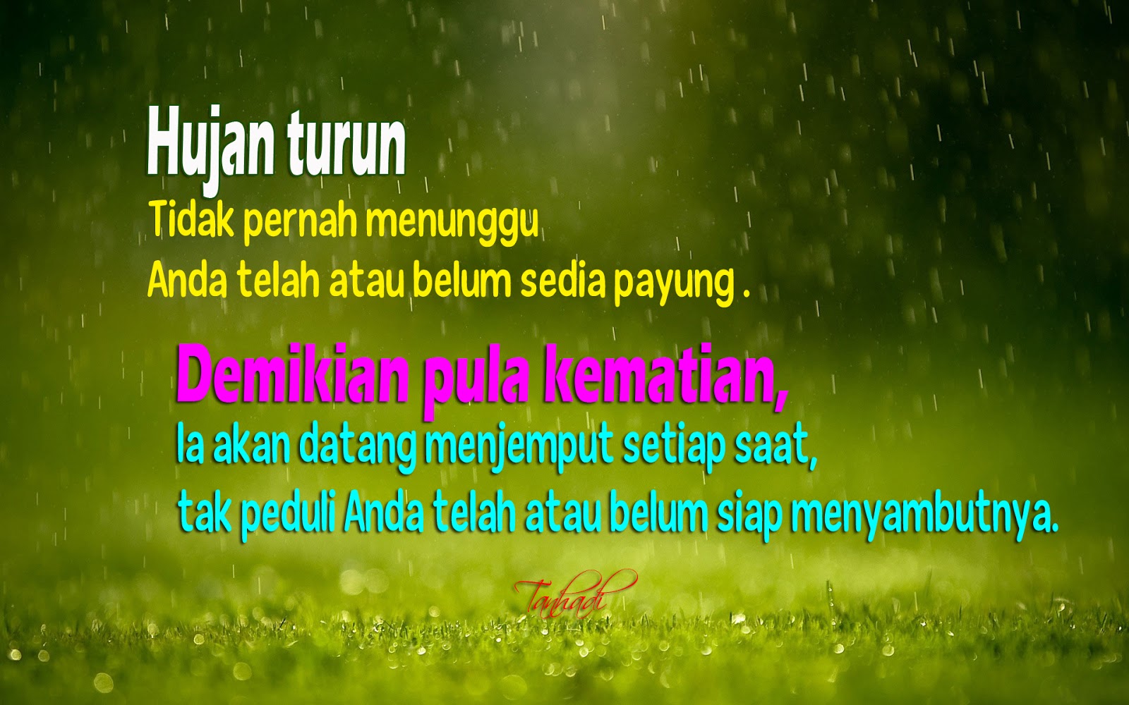 Pustaka Dhamma Hujan Dan Kematian Pustaka Dhamma Hujan Dan Kematian